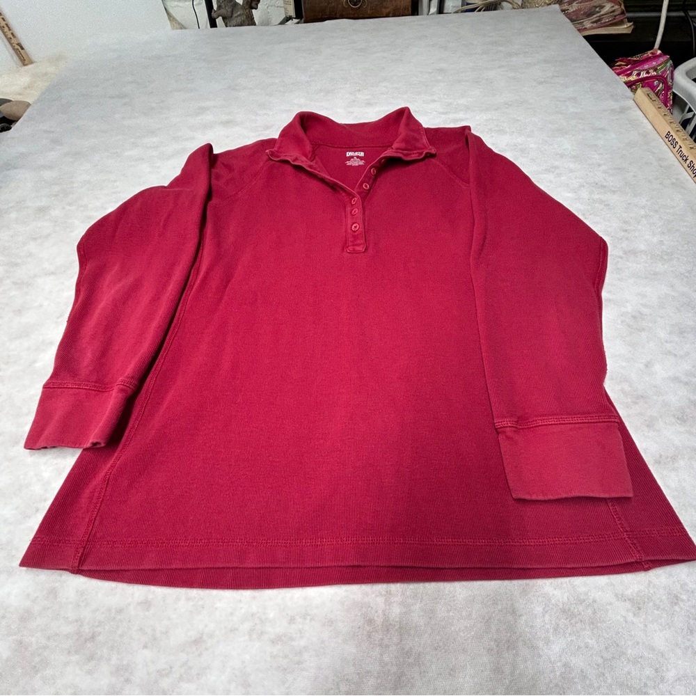 Duluth Trading Co. Women's Red‎ Pullover Top